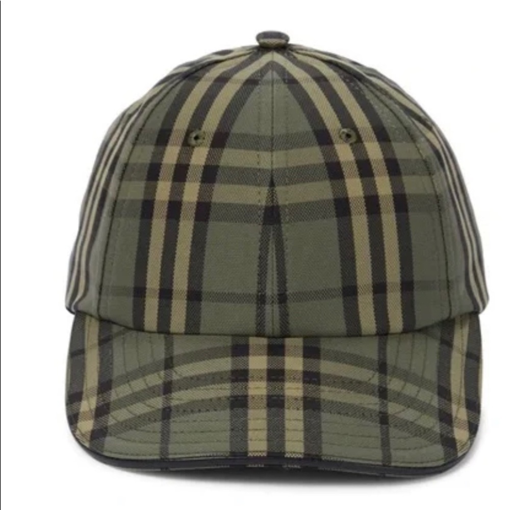 NEW Burberry green iconic hat - Picture 2 of 3